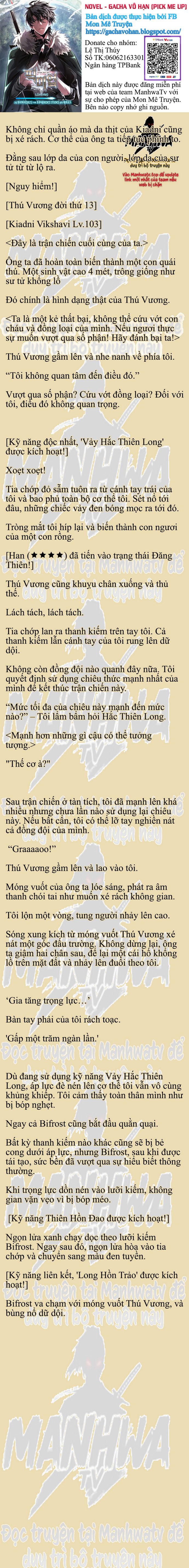Đọc truyện [NOVEL] Gacha vô hạn - Chương 226